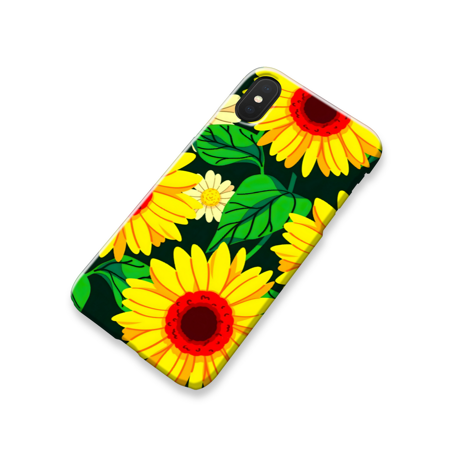 Yellow Flowers, Slim iPhone-Samsung Cases, Full Wrap Technology, Crafted From Premium Polycarbonate, Unique Image...