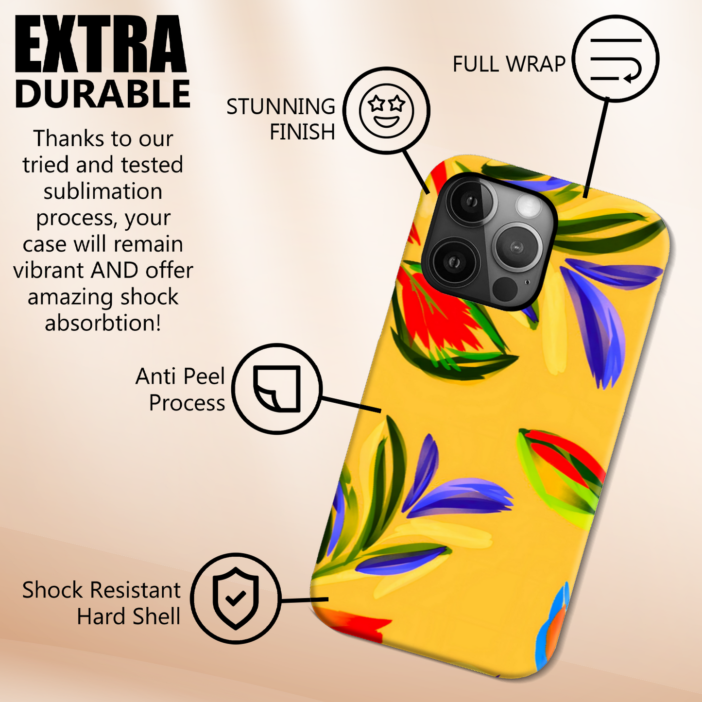Colourful Foliage, Slim HD Case, Full Wrap Technology, Crafted From Premium Polycarbonate, Unique Image...