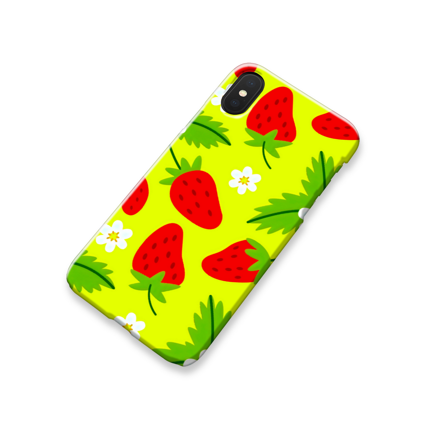 Strawberry, Slim HD Case, Full Wrap Technology, Crafted From Premium Polycarbonate, Unique Image...