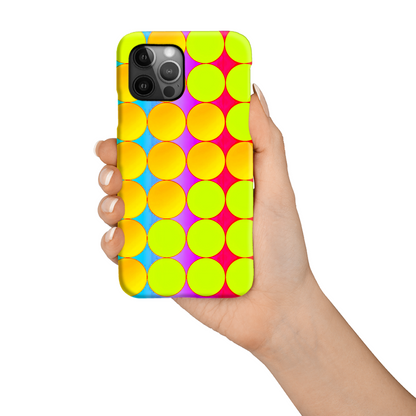 Yellow Dots, Slim HD Case, Full Wrap Technology, Crafted From Premium Polycarbonate, Unique Image...