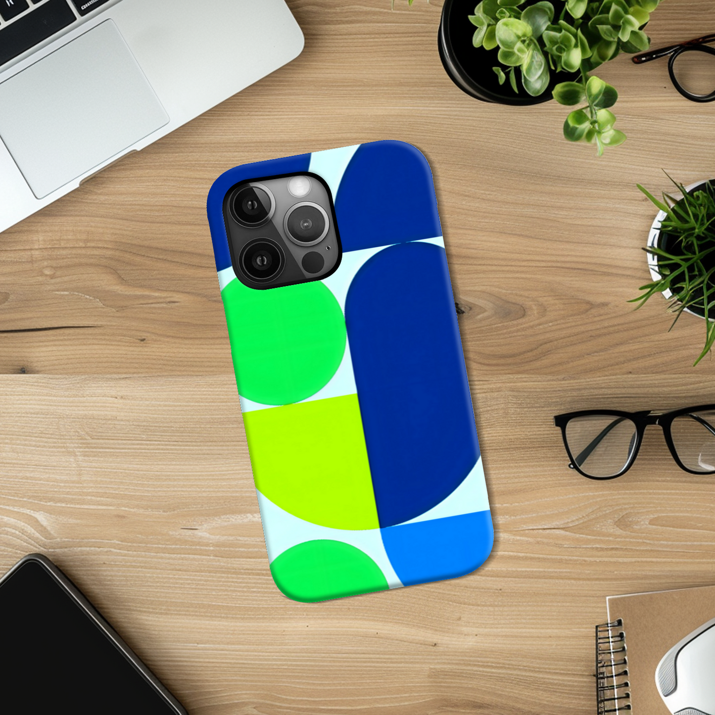 Blue & Green, Slim HD Case, Full Wrap Technology, Crafted From Premium Polycarbonate, Unique Image...