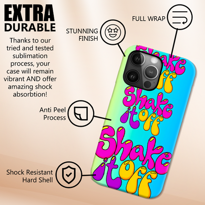 Shake It Off,  Slim HD Case, Full Wrap Technology, Crafted From Premium Polycarbonate, Unique Image...