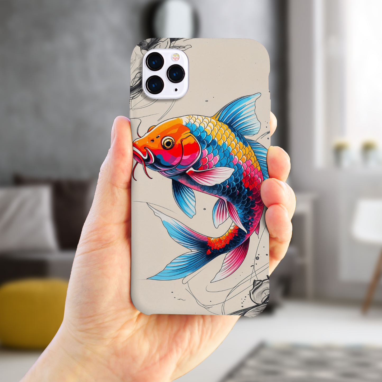 Hooked, Slim Phone Case, Full Wrap Technology, Crafted From Premium Polycarbonate, Unique Image...