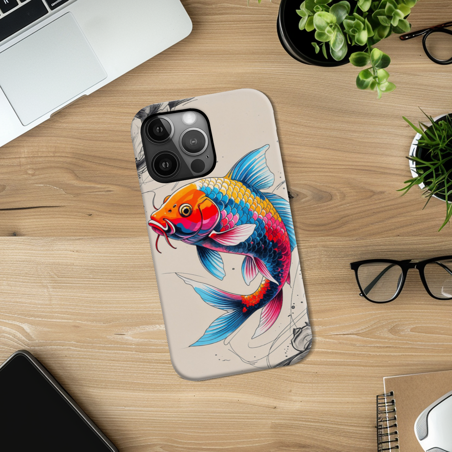 Hooked, Slim Phone Case, Full Wrap Technology, Crafted From Premium Polycarbonate, Unique Image...