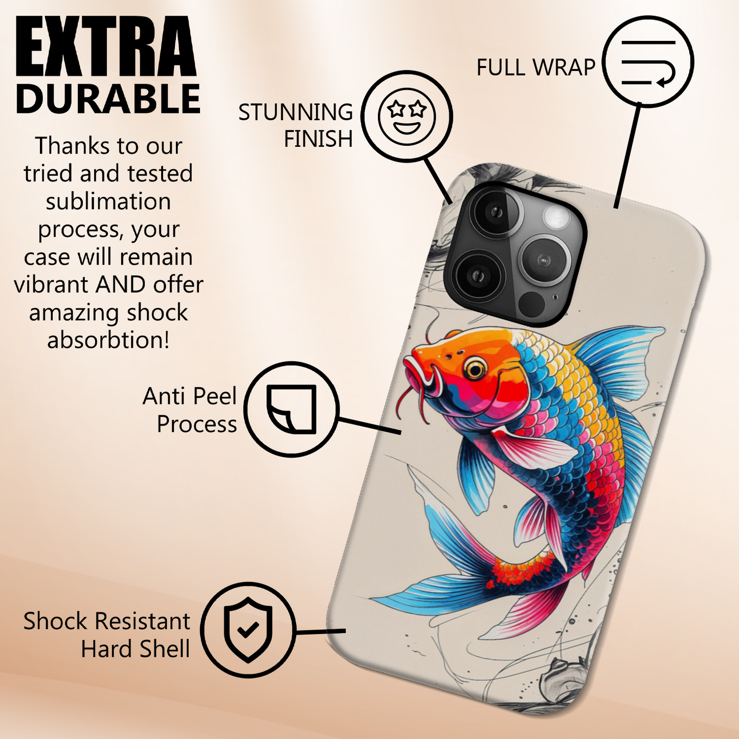 Hooked, Slim Phone Case, Full Wrap Technology, Crafted From Premium Polycarbonate, Unique Image...